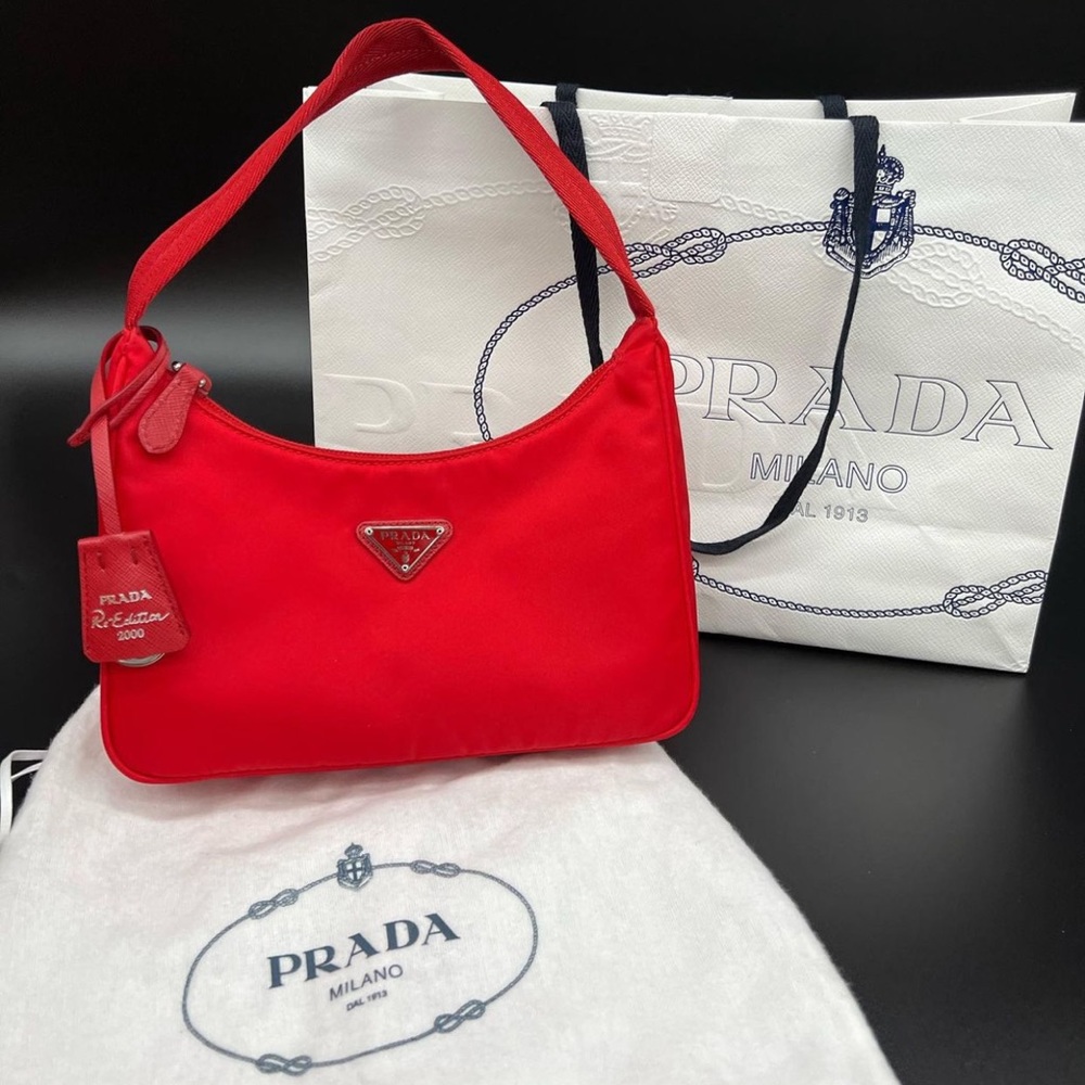 SOLD Red Prada Re Edition Mini